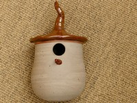 Vogelpot braun Vogelpot braun