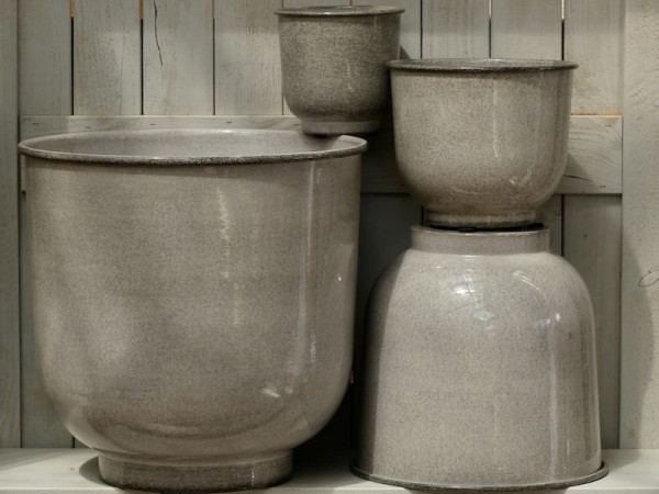 Steel Pot Nellie weiß-grau, alle 4 Größen