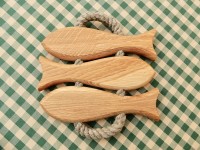 Holzuntersetzer 3 Fische Holzuntersetzer 3 Fische